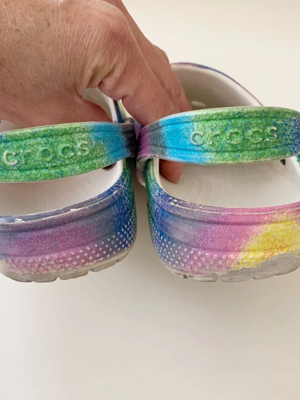Crocs Clogs • Rainbow • c13